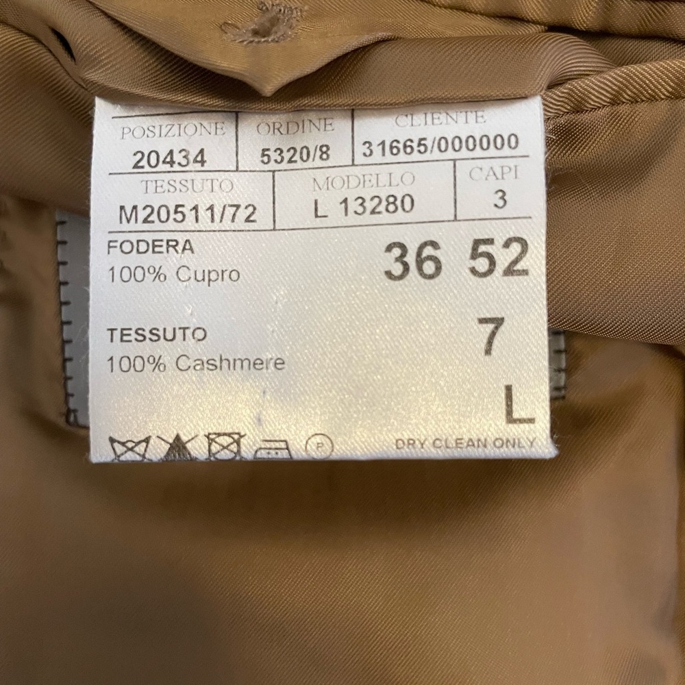 Canali Cashmere Suit Jacket – Size EU 52 / US 42L - Picture 15 of 15
